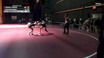 110 lbs Round 1 - Evalynn Karam, Iowa City Liberty vs Kendall Kerker, Janesville