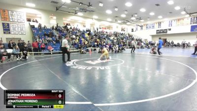 120 lbs 3rd Place Match - Jonathan Moreno, Bell vs Dominic Pedroza, Glendora