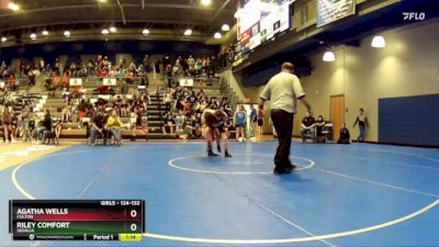 124-132 lbs Semifinal - Riley Comfort, Sedalia vs Agatha Wells, Fulton