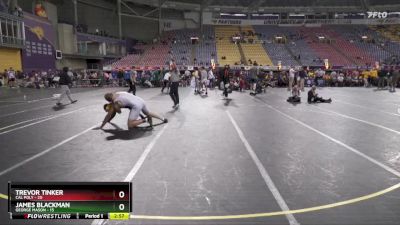 285 lbs Round 1 (16 Team) - Trevor Tinker, Cal Poly vs James Blackman, George Mason