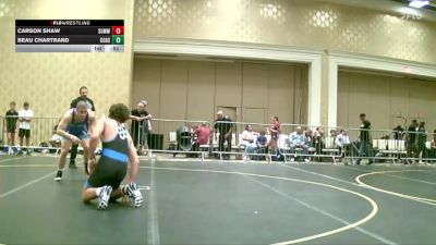 175 lbs Quarterfinal - Carson Shaw, Summit WC vs Beau Chartrand, Coast Regional Training Center