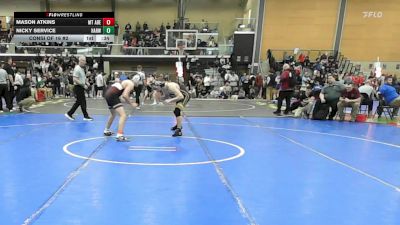 157 lbs Consi Of 16 #2 - Mason Atkins, Mt. Abraham vs Nicky Service, Harwood