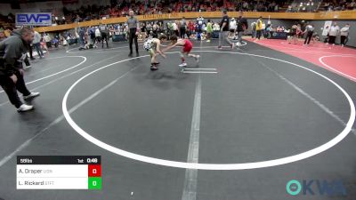 58 lbs Consi Of 8 #2 - Ace Draper, Lions Wrestling Academy vs Lawson Rickard, Standfast