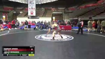 132 lbs Round 3 (16 Team) - Darrain Jensen, NAWA vs Abram Granados, SJWA