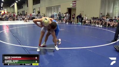 113 lbs Quarters & 3rd Wb (32 Team) - Deter Thompson, TNWA #2 vs Gabriel Easey, West Georgia WC