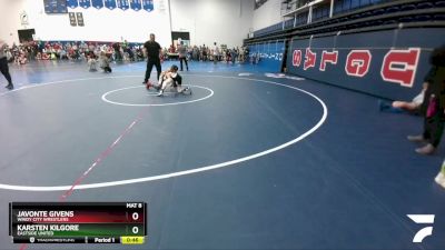 83 lbs Semifinal - Karsten Kilgore, Eastside United vs JaVonte Givens, Windy City Wrestlers