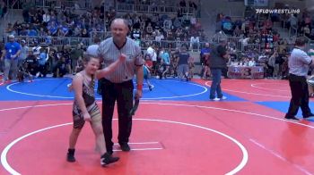 75 lbs Quarterfinal - Izzabella Ruiter, Morris Eagles Wrestling Club vs Callie Jo England, Henryetta Knights Wrestling