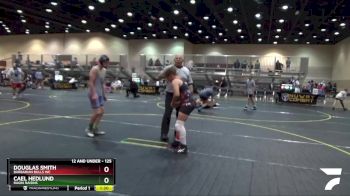 125 lbs Cons. Round 1 - Cael Hedlund, Ragin Raisins vs Douglas Smith, Barbarian Bulls WC