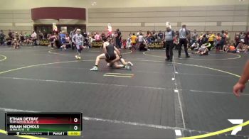 138 lbs Quarterfinals (8 Team) - Ethan DeTray, Team Gotcha Blue vs Isaiah Nichols, Alpha Elite