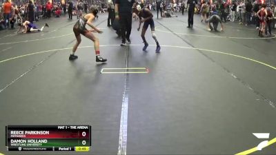 80 lbs Cons. Round 3 - Damon Holland, Wrestling University vs Reece Parkinson, Mathawks