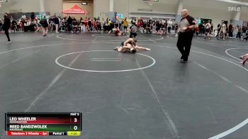95 lbs Quarterfinal - Leo Wheeler, Headhunters vs Reed Bandzwolek, Mavericks
