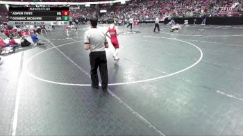 D1-126 lbs Cons. Round 2 - Aspen Tritz, Wisconsin Rapids Lincoln vs Dominic McGuire, Janesville Parker