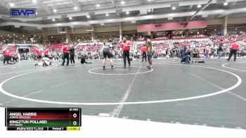 205 lbs Champ. Round 1 - Kingztun Pollard, Pittsburg vs Angel Harris, Junior Grizzlies