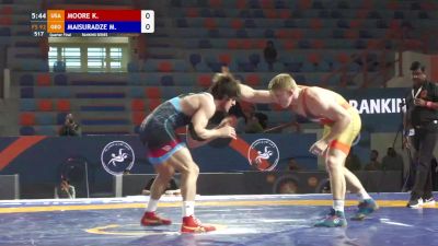 92 kgs Quarterfinal - Kollin Moore (USA) vs Mirani Maisuradze (GEO)