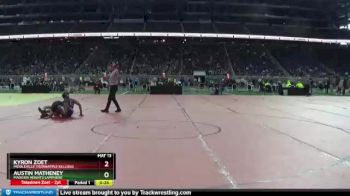 D2-130 lbs 5th Place Match - Austin Matheney, Madison Heights Lamphere vs Kyron Zoet, Middleville Thornapple Kellogg