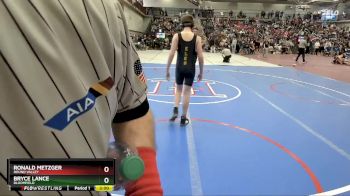 113 lbs Champ. Round 2 - Ronald Metzger, Round Valley vs Bryce Lance, Bloomfield