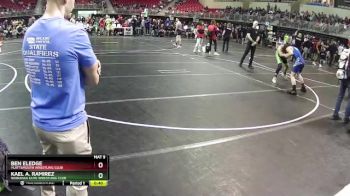 132 lbs Champ. Round 1 - Kael A. Ramirez, Nebraska Elite Wrestling Club vs Ben Eledge, Plattsmouth Wrestling Club