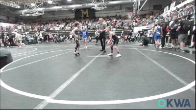 61 lbs Round Of 16 - Gavin Fulton, Shelton Wrestling Academy vs Brastin Woods, Tecumseh Youth Wrestling