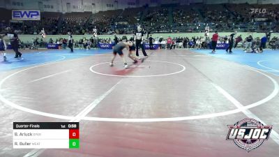 83 lbs Quarterfinal - Brantley Arluck, Spartan Mat Club vs Roman Buller, Weatherford Youth Wrestling