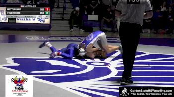 113 lbs Matt Ruane, Caldwell vs Kyle White, Kittatinny Regional Jr/Sr