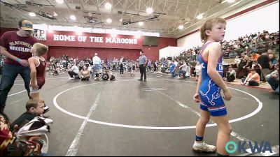 61 lbs Consolation - Paxtin Hafer, Mannford Pirate Youth Wrestling vs Christian Schwahn, Chandler Takedown Club