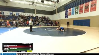 138 lbs Champ. Round 2 - Keenan Denison, Tonasket vs Gavin Carnahan, Deer Park