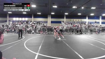 116 lbs Round Of 64 - Taylor Rogers, Legends Of Gold LV vs Jennifer Cisneros-Flores, Orange Lutheran HS