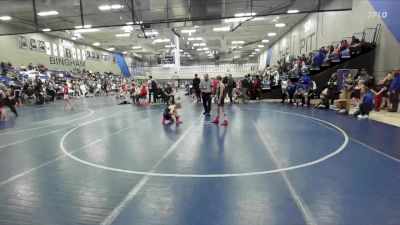 79 lbs Champ. Round 2 - Reeve Gines, Fremont Wrestling Club vs August Ellis, Sanderson Wrestling Academy