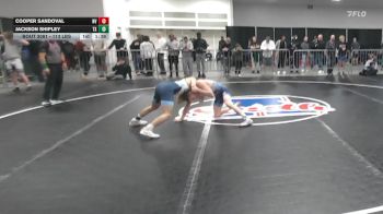 113 lbs Round Of 64 - Cooper Sandoval, NV vs Jackson Shipley, TX