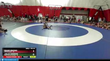 101-111 lbs Round 2 - QianXi Brooks, Oswego East vs Jaelin Hawkins, Erie/Prophetstown