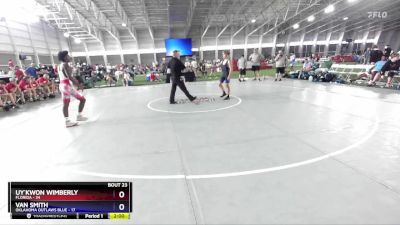 120 lbs Semis & 3rd Wb (16 Team) - Uy`Kwon Wimberly, Florida vs Van Smith, Oklahoma Outlaws Blue