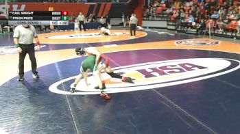 1A 120 lbs Cons. Round 1 - Cael Wright, Morrison vs Tyson Price, Coal City