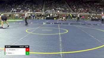 D2-285 lbs Cons. Round 1 - Liam Vaughan, Walled Lake Western HS vs Caiden Sides, Gaylord HS