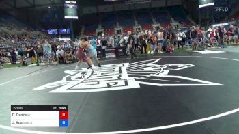 220 lbs Rnd Of 64 - Dalton Danza, New York vs Jacob Ruacho, California