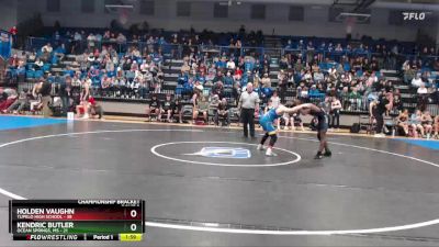 113 lbs Quarterfinals (8 Team) - Kendric Butler, Ocean Springs, MS vs Holden Vaughn, Tupelo High School