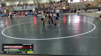 95 lbs Champ. Round 1 - Christian Massengille, Overton Co Youth Middle School vs Mace Chippoletti, Cane Nation Wrestling Club