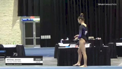 Whitney Jencks - Floor, Twin City Twisters #453 - 2021 USA Gymnastics Development Program National Championships