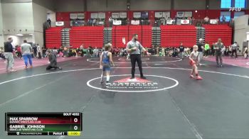 60 lbs Semifinal - Max Sparrow, Elevate Wrestling Club vs Gabriel Johnson, Ironclad Wrestling Club