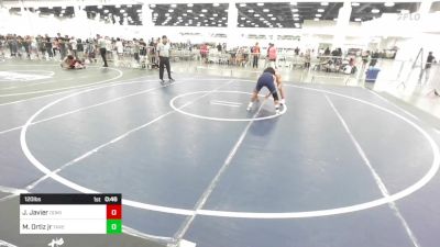 120 lbs Consi Of 16 #2 - Jaiden Javier, Dominate WC vs Mikey Ortiz Jr, Takedown Industries