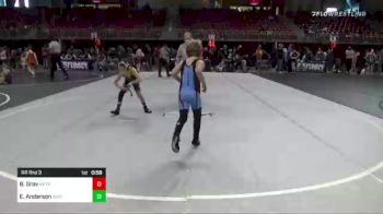 70 lbs Rr Rnd 3 - Brecken Grav, Metro vs Eli Anderson, Bison WC