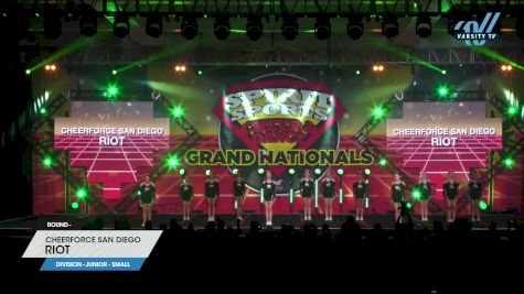 CheerForce San Diego - Riot [2023 L1 Junior - Small] 2023 Spirit Sports Palm Springs Grand Nationals