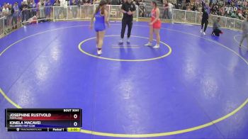 170 lbs Semifinal - Josephine Rustvold, Portland vs Ionela Macavei, Hillsboro Mat Club