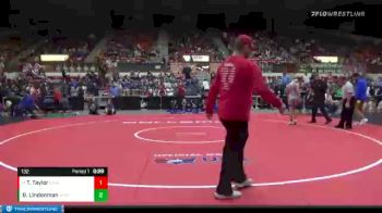 132 lbs Cons. Round 1 - TJ Taylor, Iola vs Brody Lindenman, Winfield