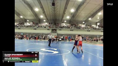 70A Cons. Round 1 - Oliver Sprayberry, Missouri vs Raylee Boswell, Eldo Youth Wrestling Club