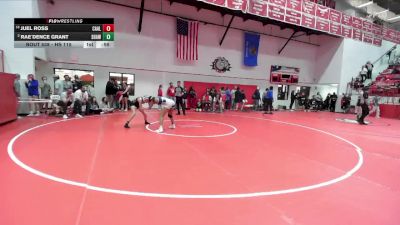 HS 115 lbs Cons. Round 2 - Rae`Dence Grant, SHAWNEE vs Juel Ross, CARL ALBERT