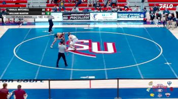 184 lbs 1st Place Match - William Martin, Roanoke College vs Khalil Mitchell, Averett