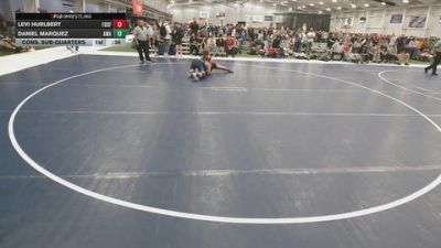 175 lbs Cons. Sub-quarters - Levi Hurlbert, Foxfire vs Daniel Marquez, Alpha Wrestling Academy