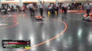 PW-1 lbs Round 1 - Jagger Alspach, Hammerin Hawks vs Cyrus Versendaal, Grinnell