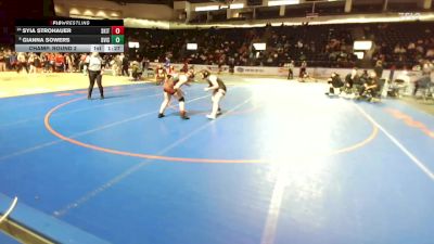 Girls 170 lbs Champ. Round 2 - Syia Strohauer, South Kitsap (Girls) vs Gianna Sowers, Davis (Girls)