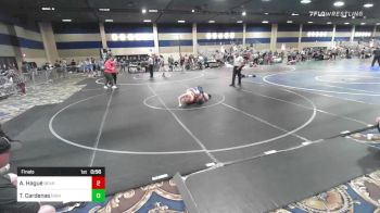 120 lbs Final - Aj Hague, Bear Cave WC vs Travis Cardenas, Grindhouse WC